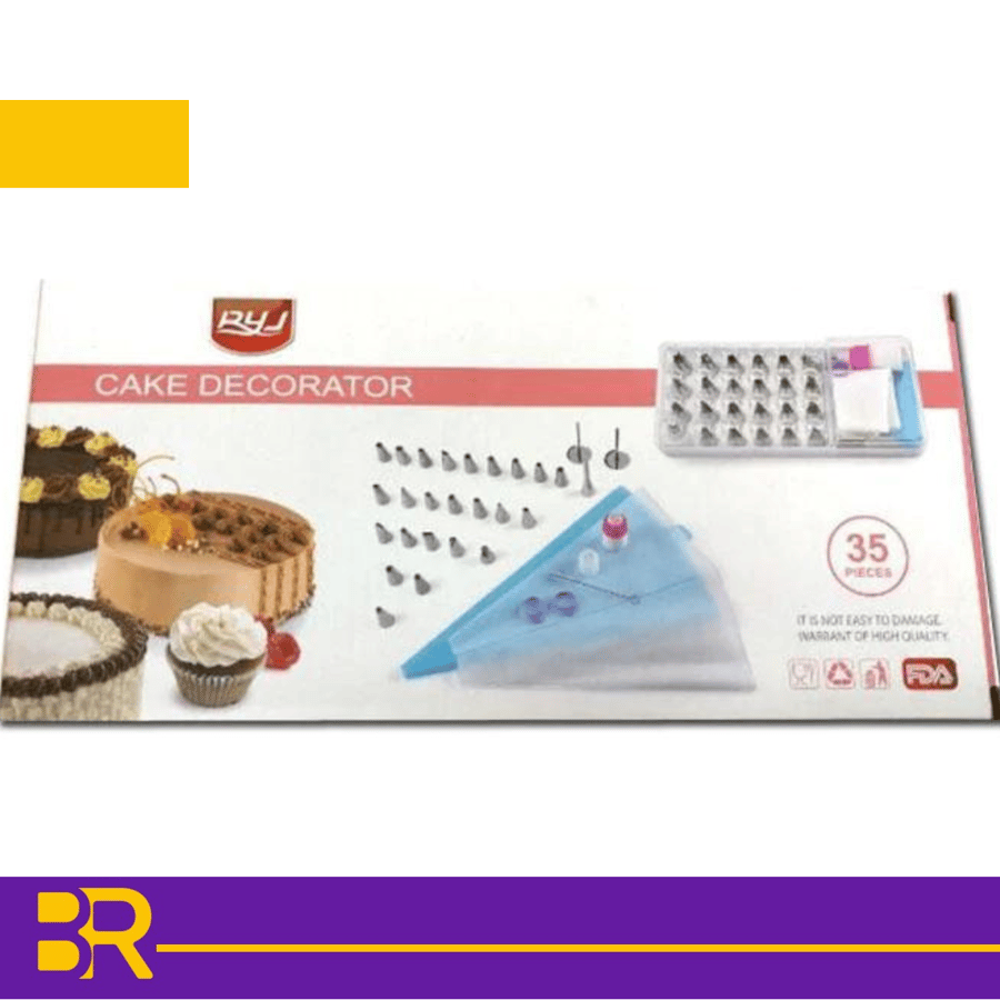 35-piece cake decorating set