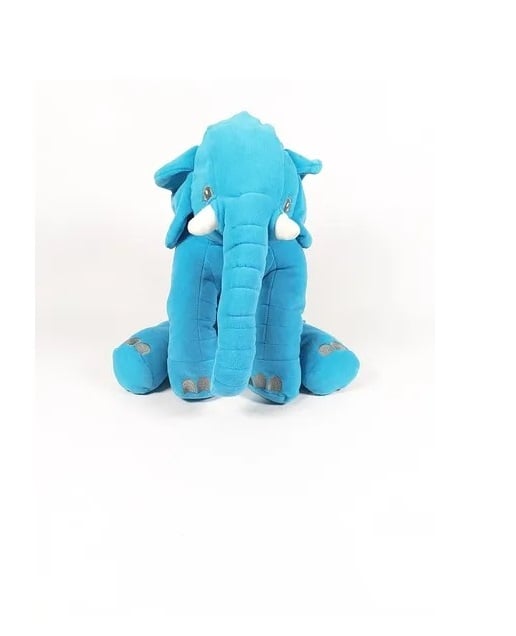 Soft stuffed velvet elephant design pillow for children
