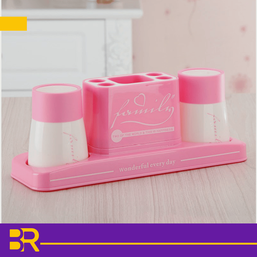 toothbrush and toothpaste organizer