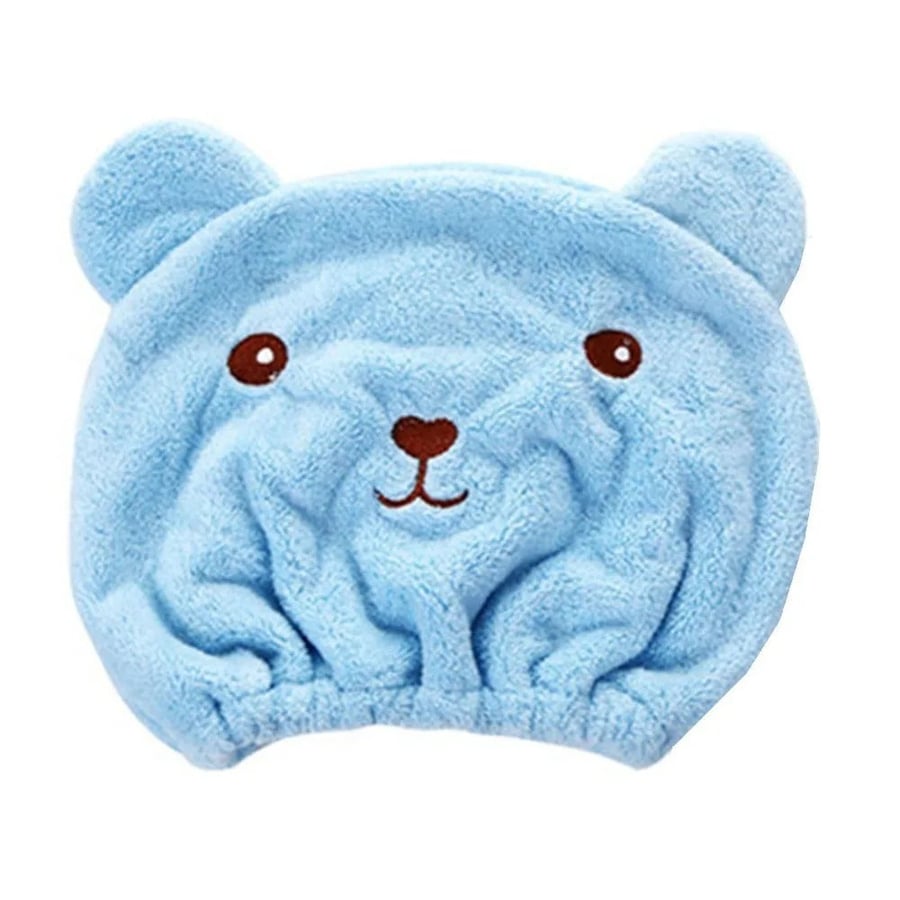 Cartoon-themed shower cap, soft and comfortable, super absorbent and quick-drying.