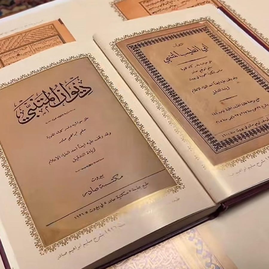 كتاب ديوان المتنبي