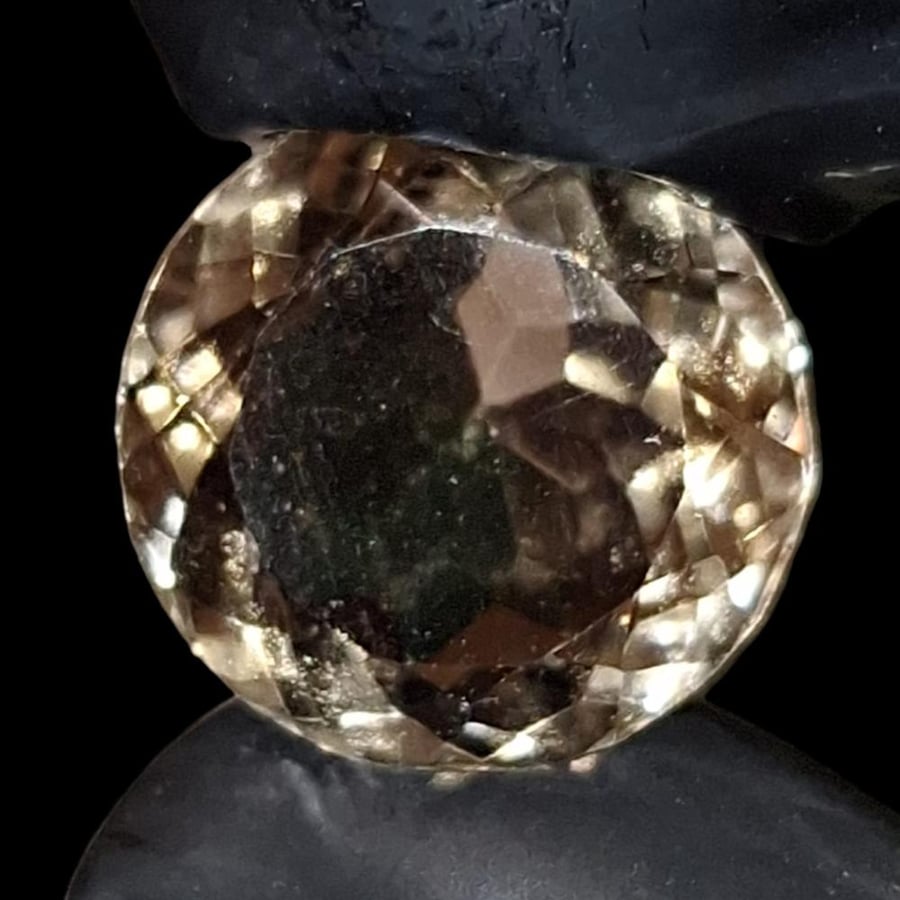 Smoky quartz natural stone, beautiful cut, tested, and certified with laboratory certificate
