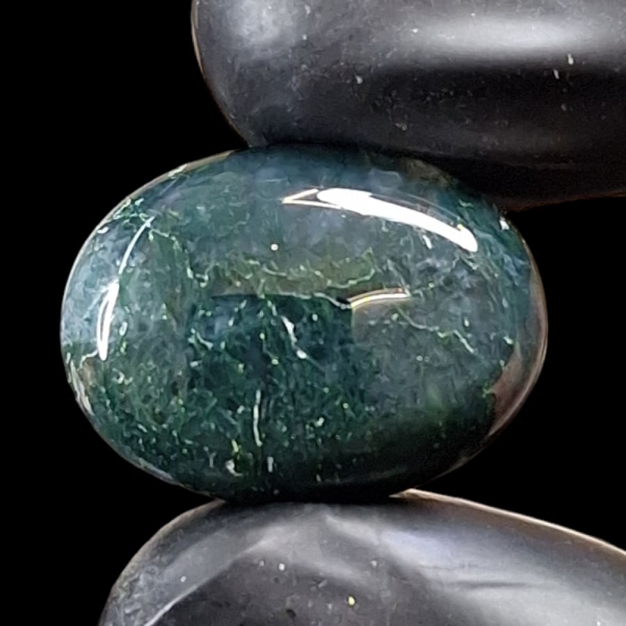 Natural striped agate stone