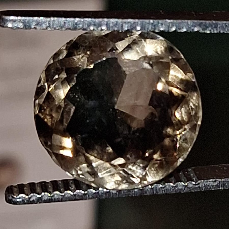 Smoky quartz natural stone, beautiful cut, tested, and certified with laboratory certificate