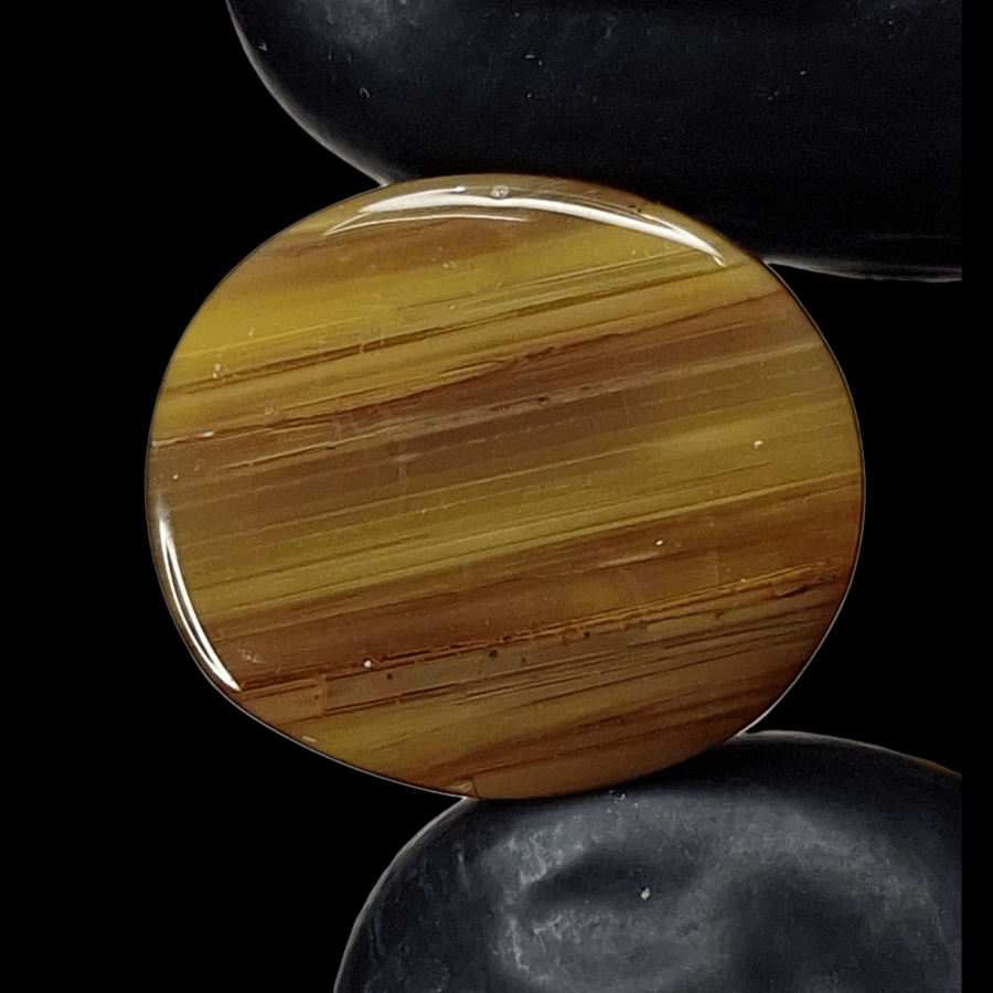 حجر عقيق كلر باند طبيعي