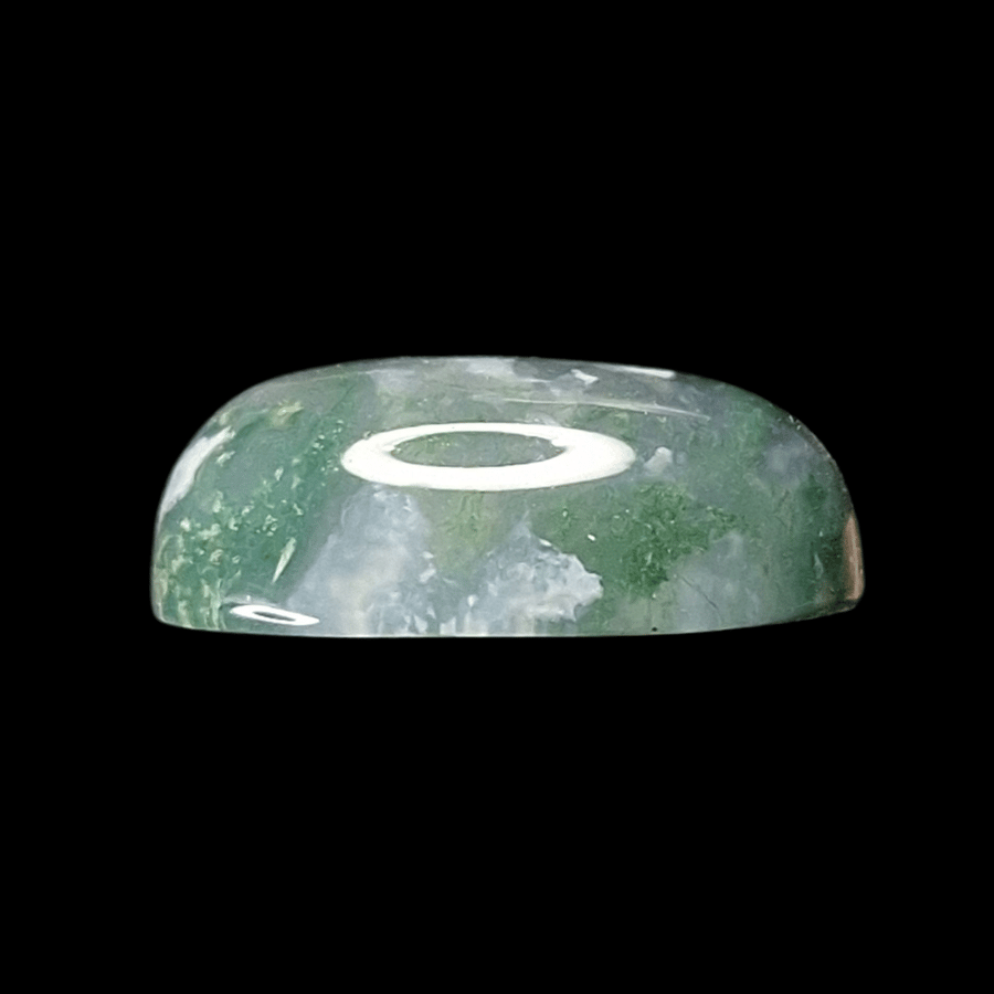 حجر عقيق طحلبي طبيعي