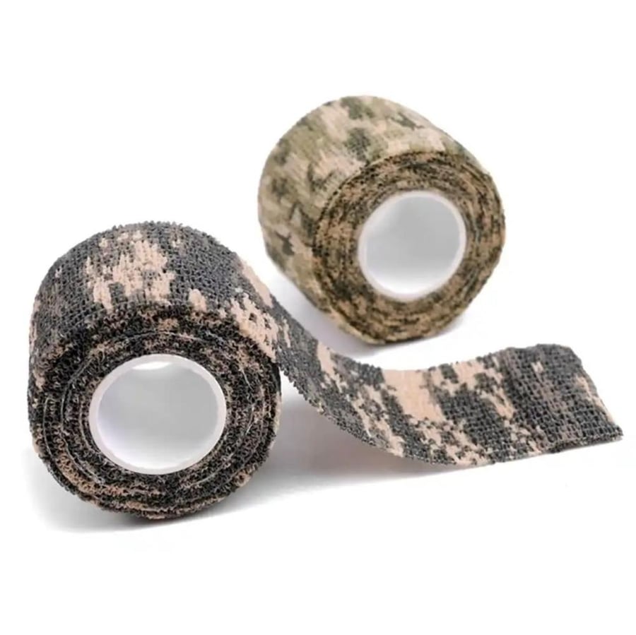 Camo adhesive tape without glue for guns