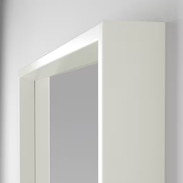 مرآة ابيض 65*65