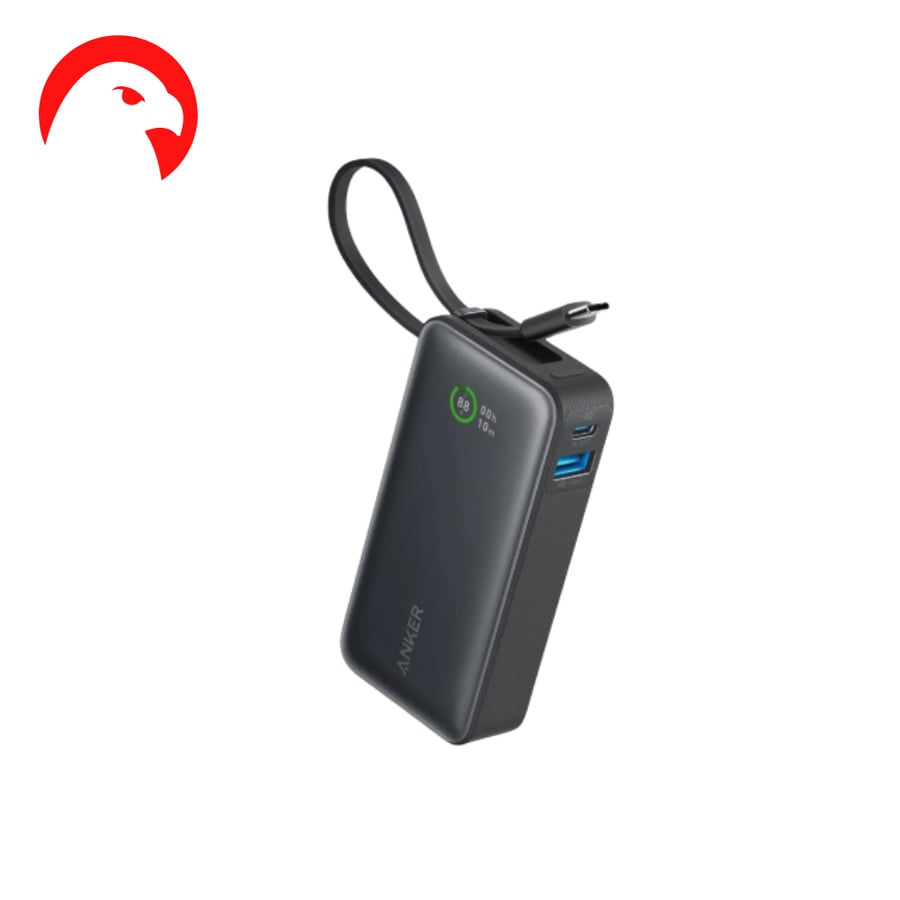 بطارية متنقلة 30W - 10000 mAh من أنكر - شاشة رقمية مدمجة