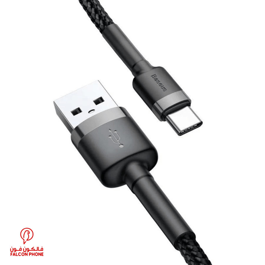 توصيل موثوق مع كابل قماش تايب سي USB بطول 1م من بيسوس