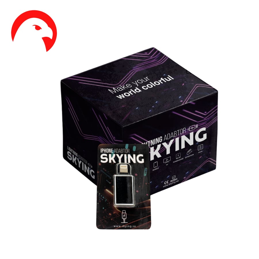 محول من USB الى ايفون Lightning او الى تايب سي Skying