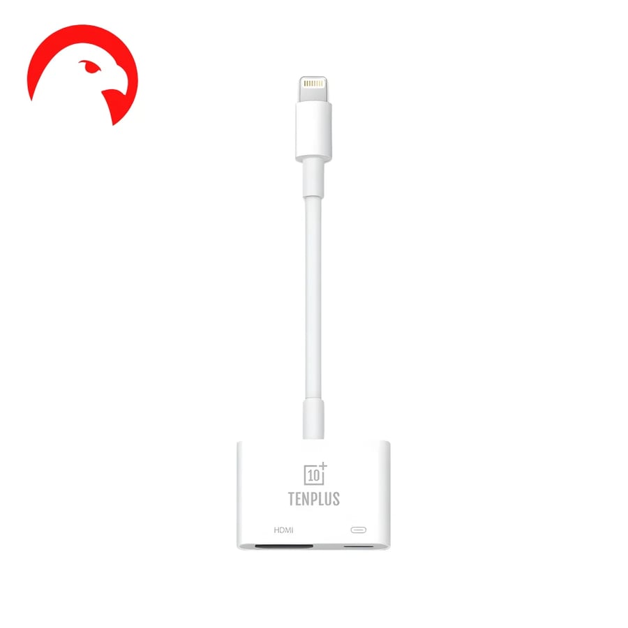 محول Lightning و USB-C إلى HDMI لعرض شاشة الجوال على التلفزيون بدقة HD – متوافق مع iPhone و Type-C