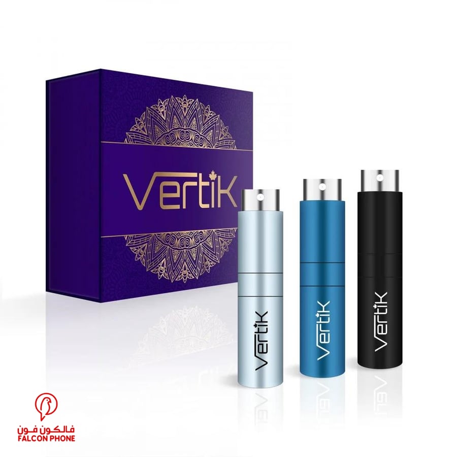 مجموعة عطور مكونة من 3 عبوات سعة 8 مل - فيرتك VERTIK