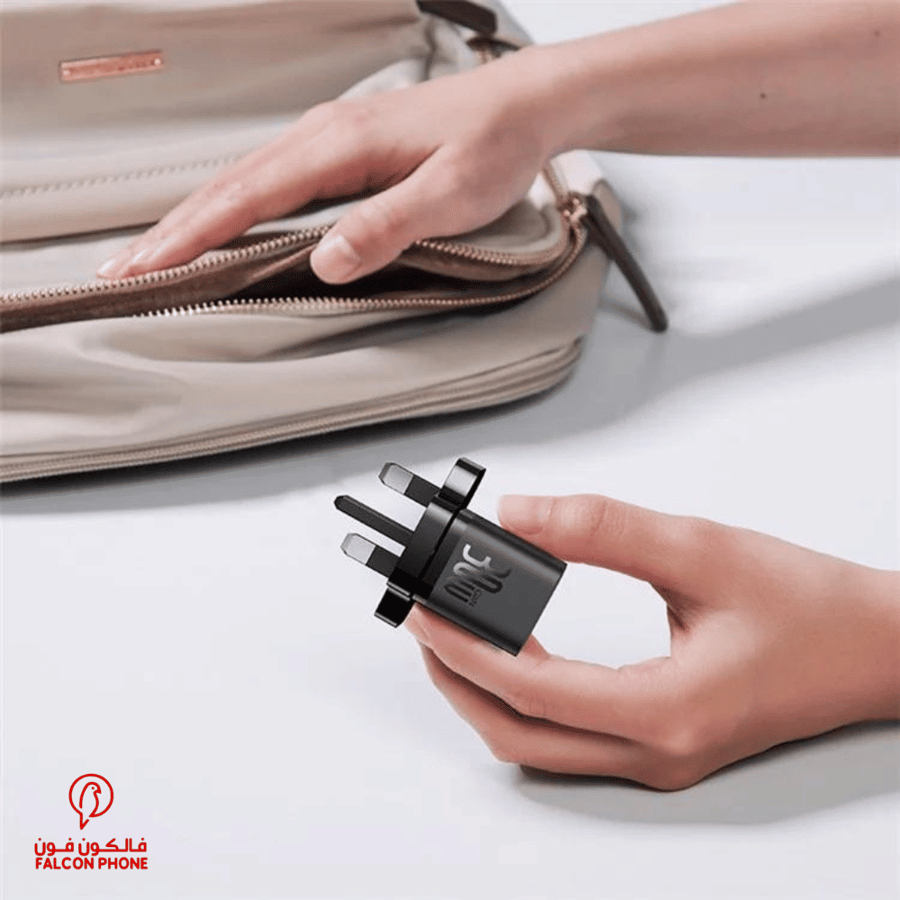 شاحن جداري بيسوس 30w منفذ PD