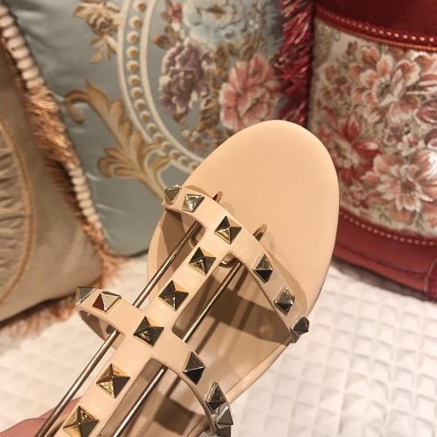 Valentino Rockstud 60 Sandals in Calfskin