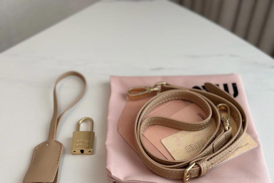 MiuMiu khaki bag