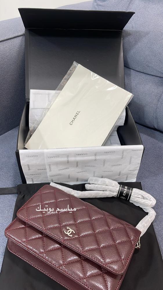 Chanel caviar black