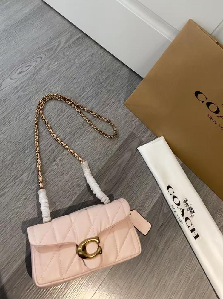 Coach baby pink tabby