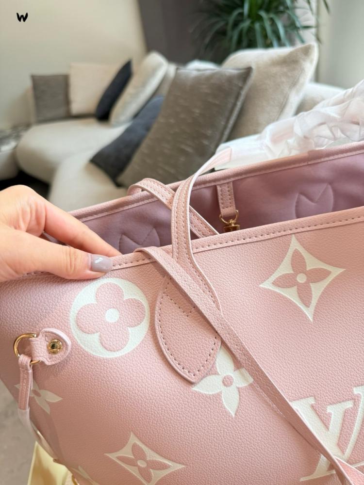 Lv Neverfull MM pink