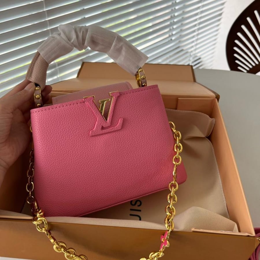LV Capucines baby pink