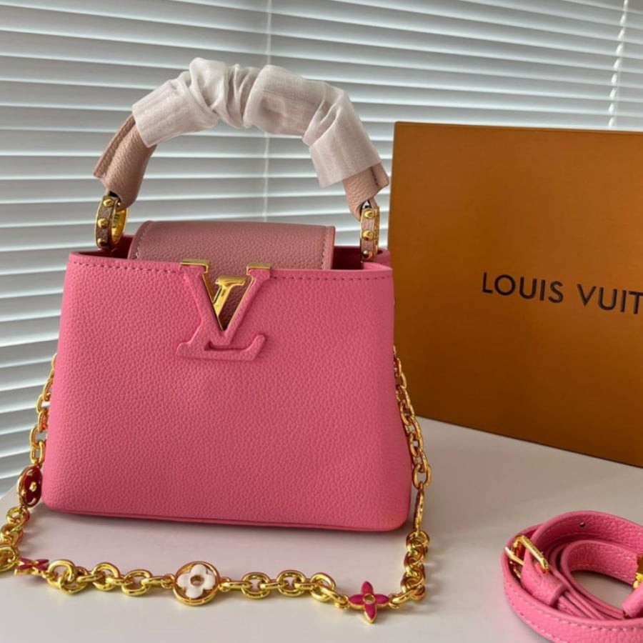 LV Capucines baby pink