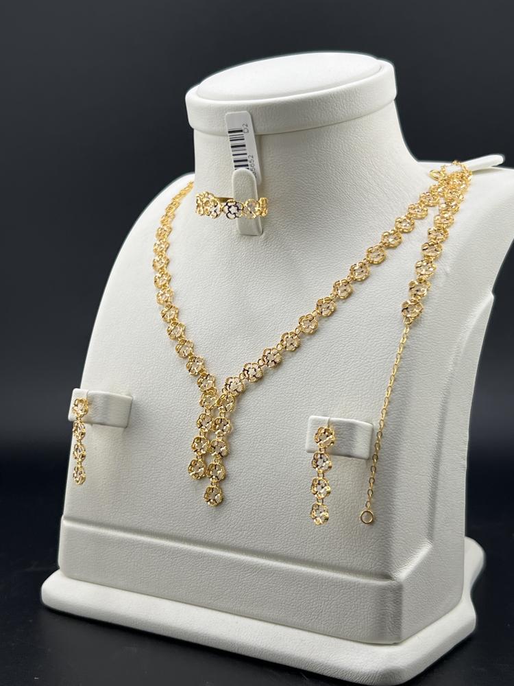 طقم ذهب عيار 21