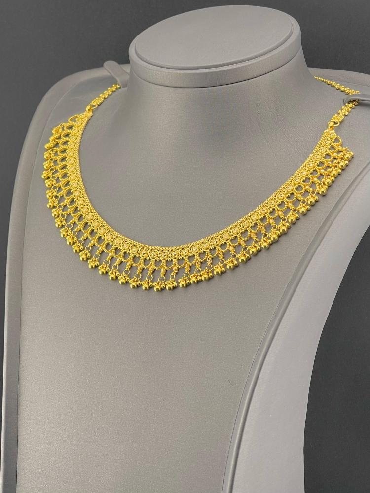 Indian gold necklace 21 karat