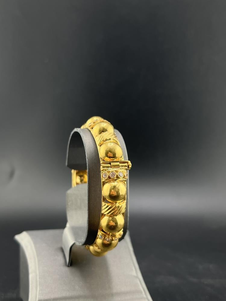 اسوارة ذهب عريضه عيار 21