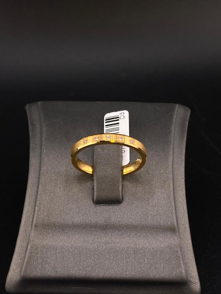 Gold ring 21 karat weight 3.09