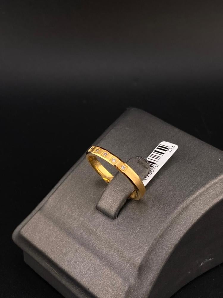 Gold ring 21 karat weight 3.09