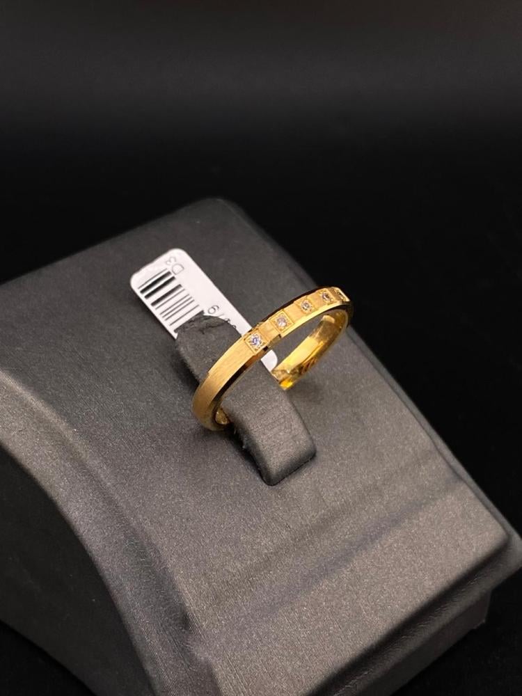 Gold ring 21 karat weight 3.09