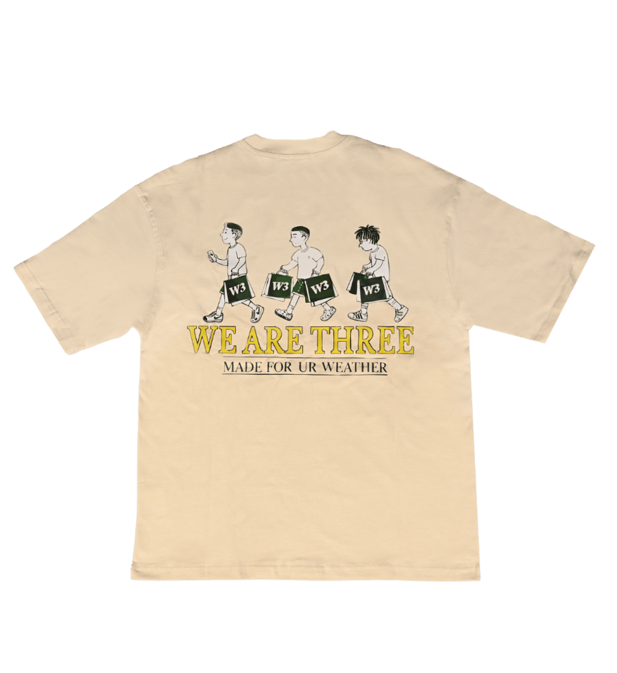 T-shirt WE ARE THREE