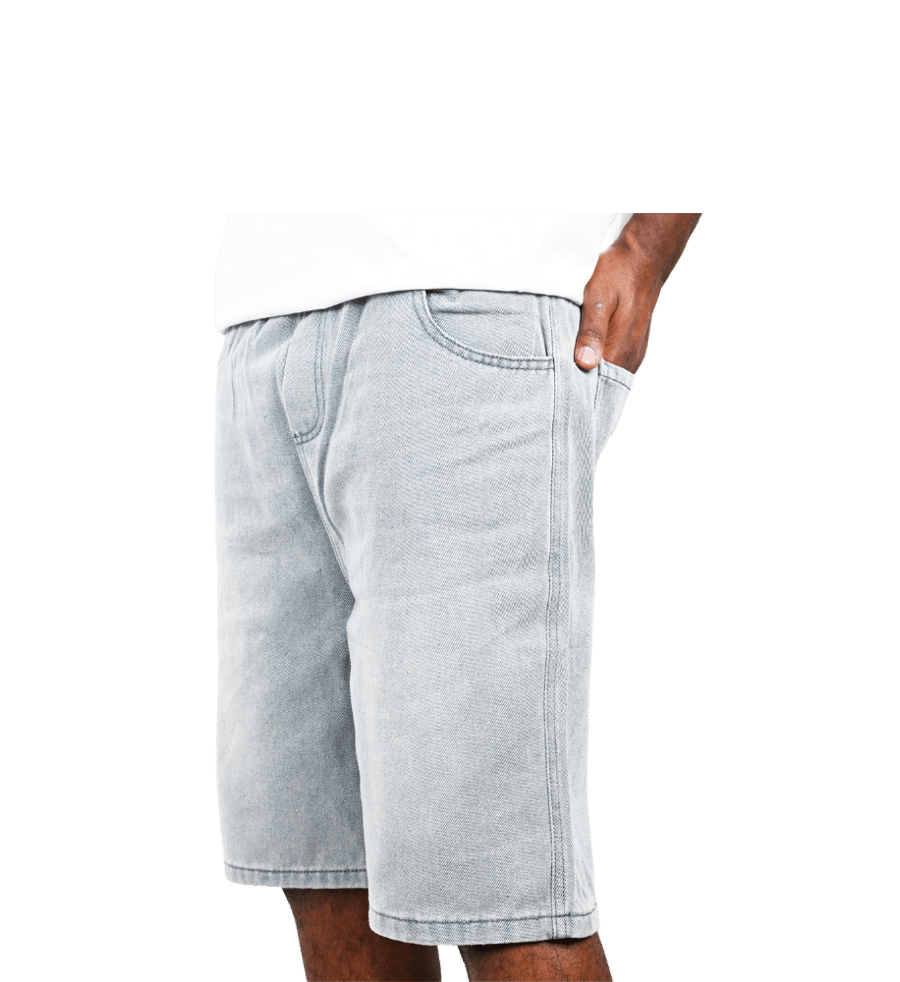 Elegant "Modern Jeans" shorts with a wide fit
