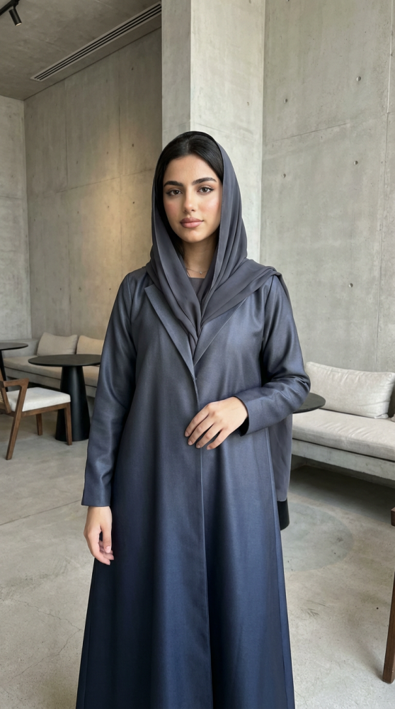 عبايه للمراهقات مع طرحه ثابته بالطلب