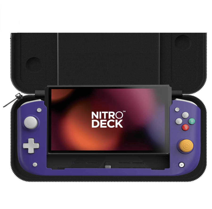 CRKD Nitro Deck Limited Edition (Retro Purple) For Nintendo Switch & Switch OLED