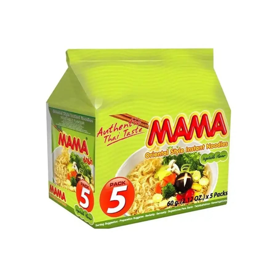 Mama vegetable noodles 5 packs