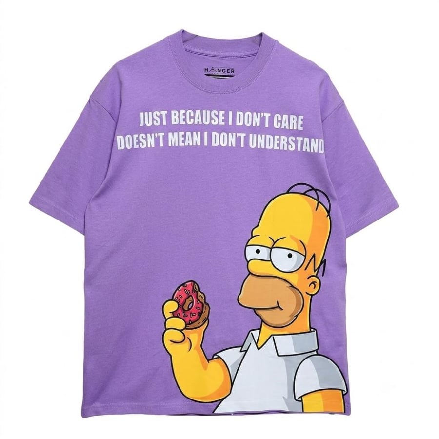تيشيرت هومر-simpson باللون البنفسجي من HANGER