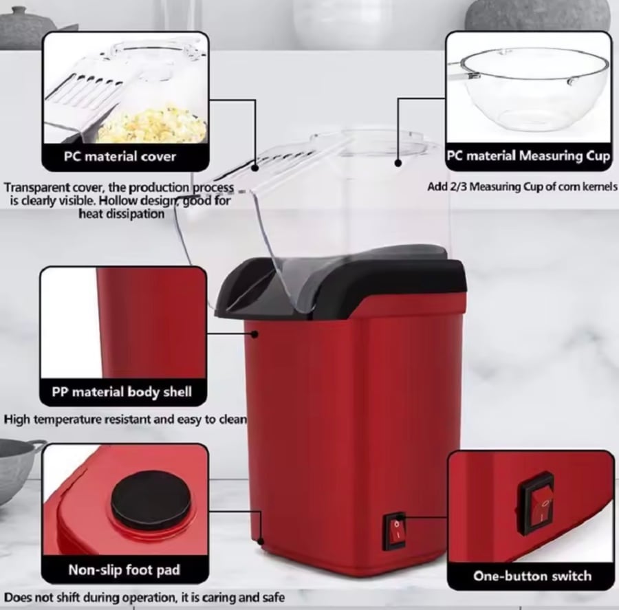 Small electric popcorn machine from HOMEFISH