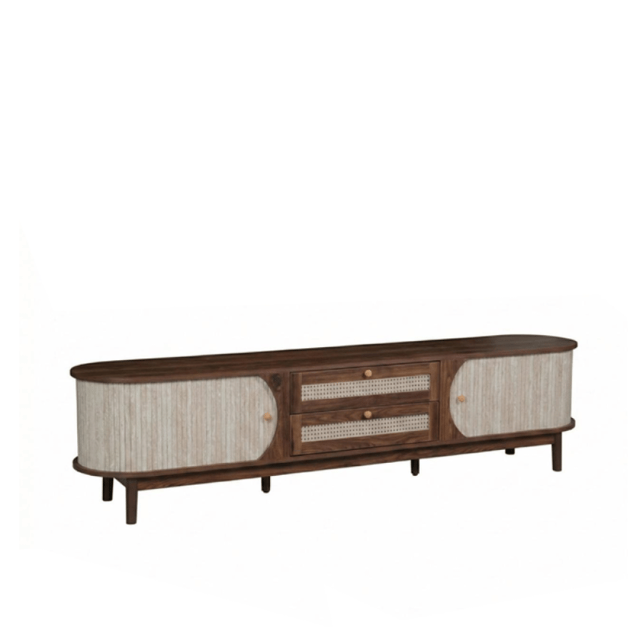 Plasma table (television) brown wood 2-door 2-drawer 160cm number SFV40305