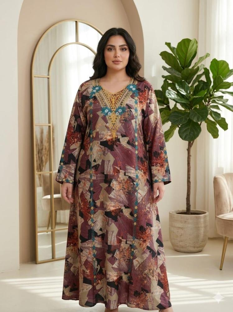 جلابية تطريز