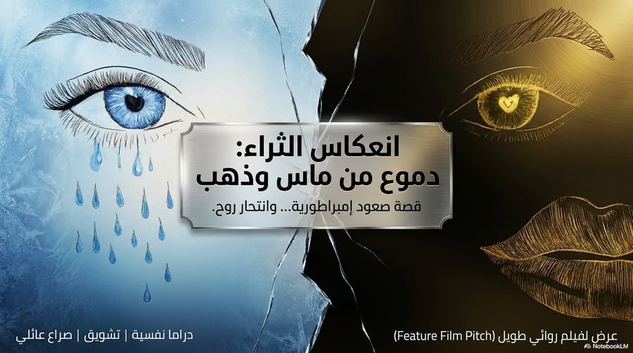 سيناريو انعكاس الثراء: دموع من ماس وذهب A scenario of wealth reversal: Tears of diamonds and gold