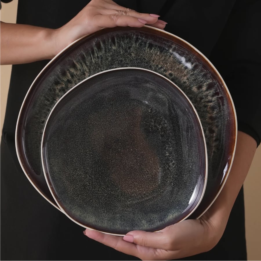 طقم صحون فاخر 55 قطعة Earth Collection Galactic