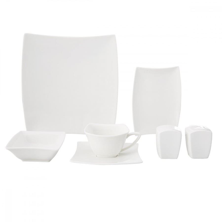 طقم مائدة فطور فاخر Perfect White
