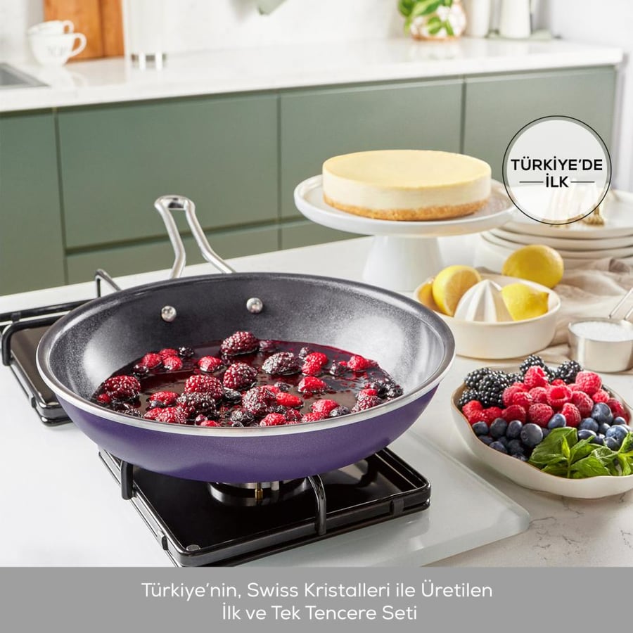 طقم قدور Swiss Crystal Mastermaid