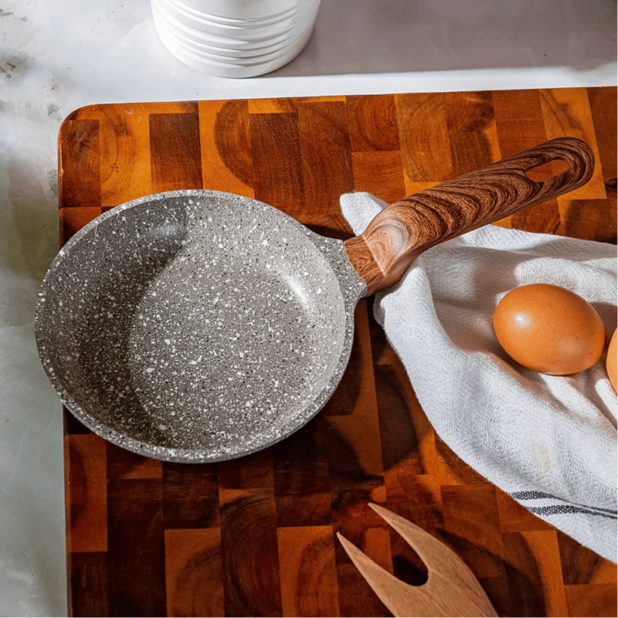 مقلاة بايو جرانيت صغيرة Dark Silver
