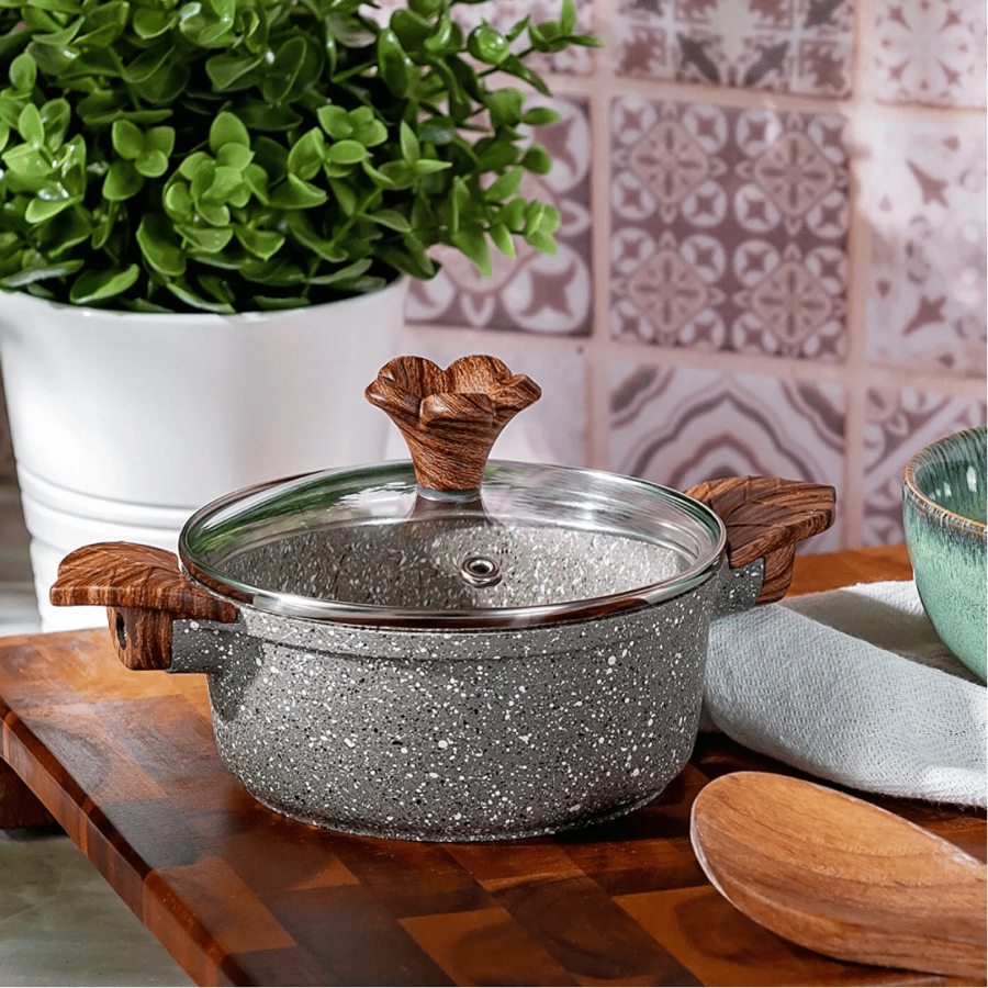 قدر بايو جرانيت صغير Dark Silver