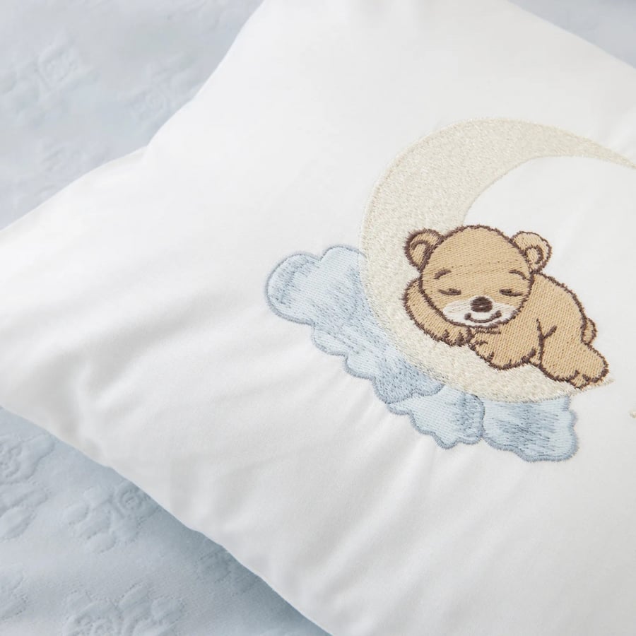 طقم مفارش مواليد Bear Star أزرق