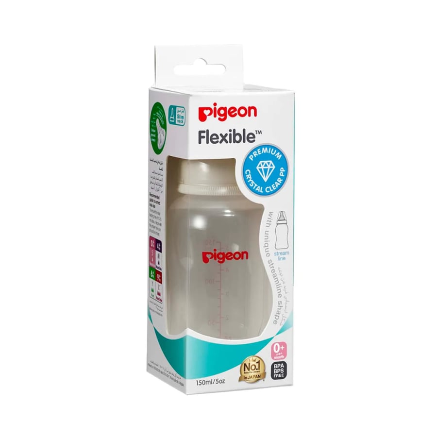 رضاعة بلاستيك فليكسبيل 150 مل Pigeon