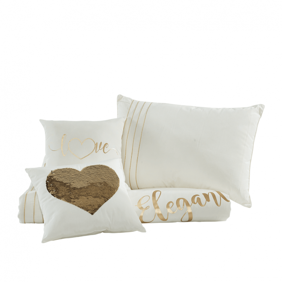 طقم مفارش أطفال Elegant White