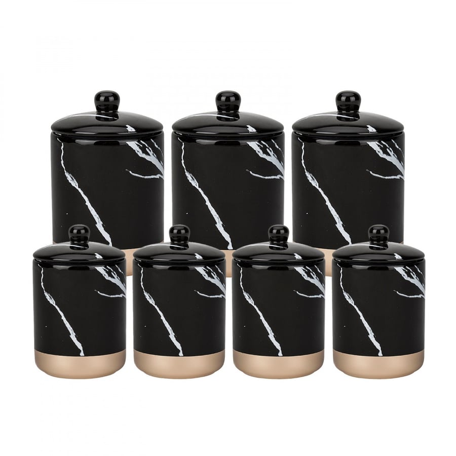 طقم بهارات Black Marble ذهبي